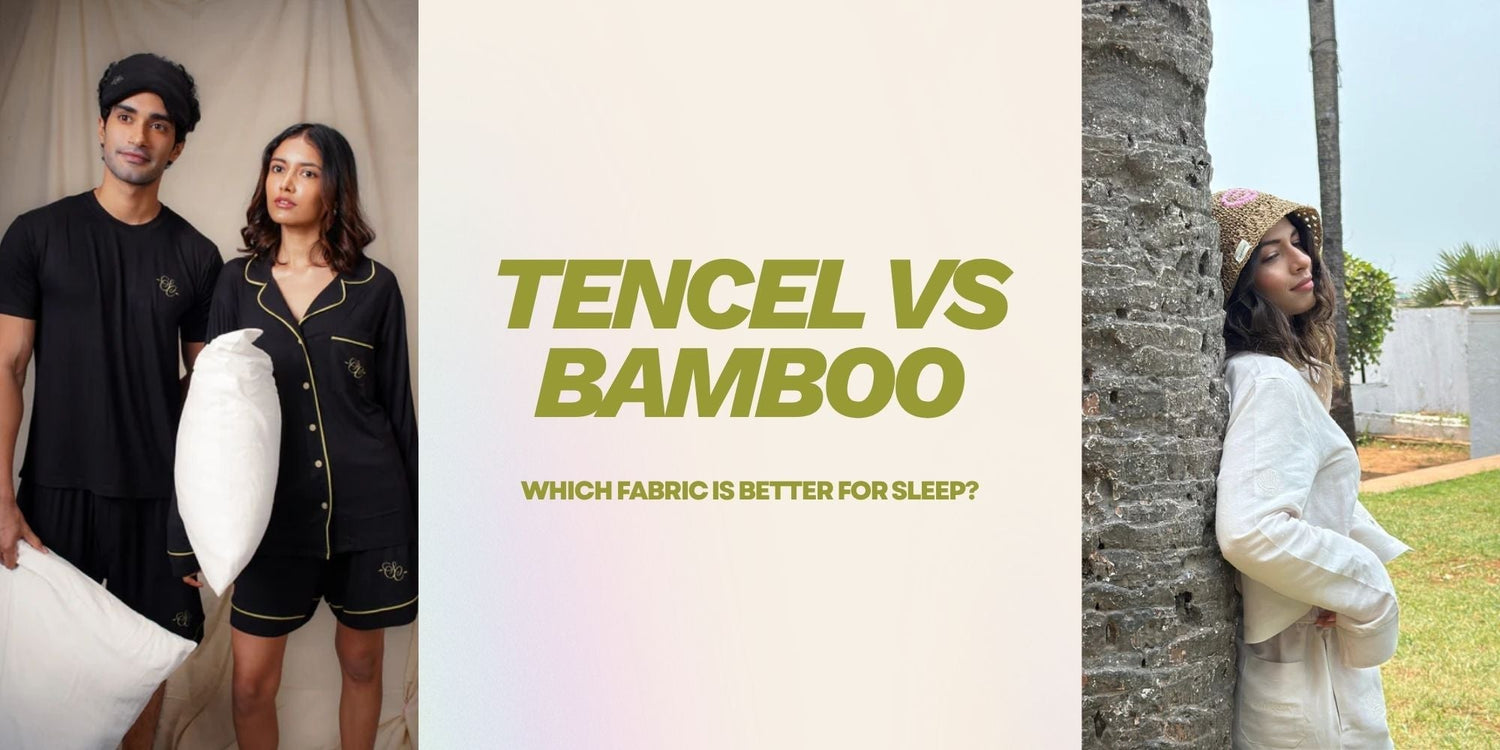 Soft Tencel and bamboo fabric for everyday comfort