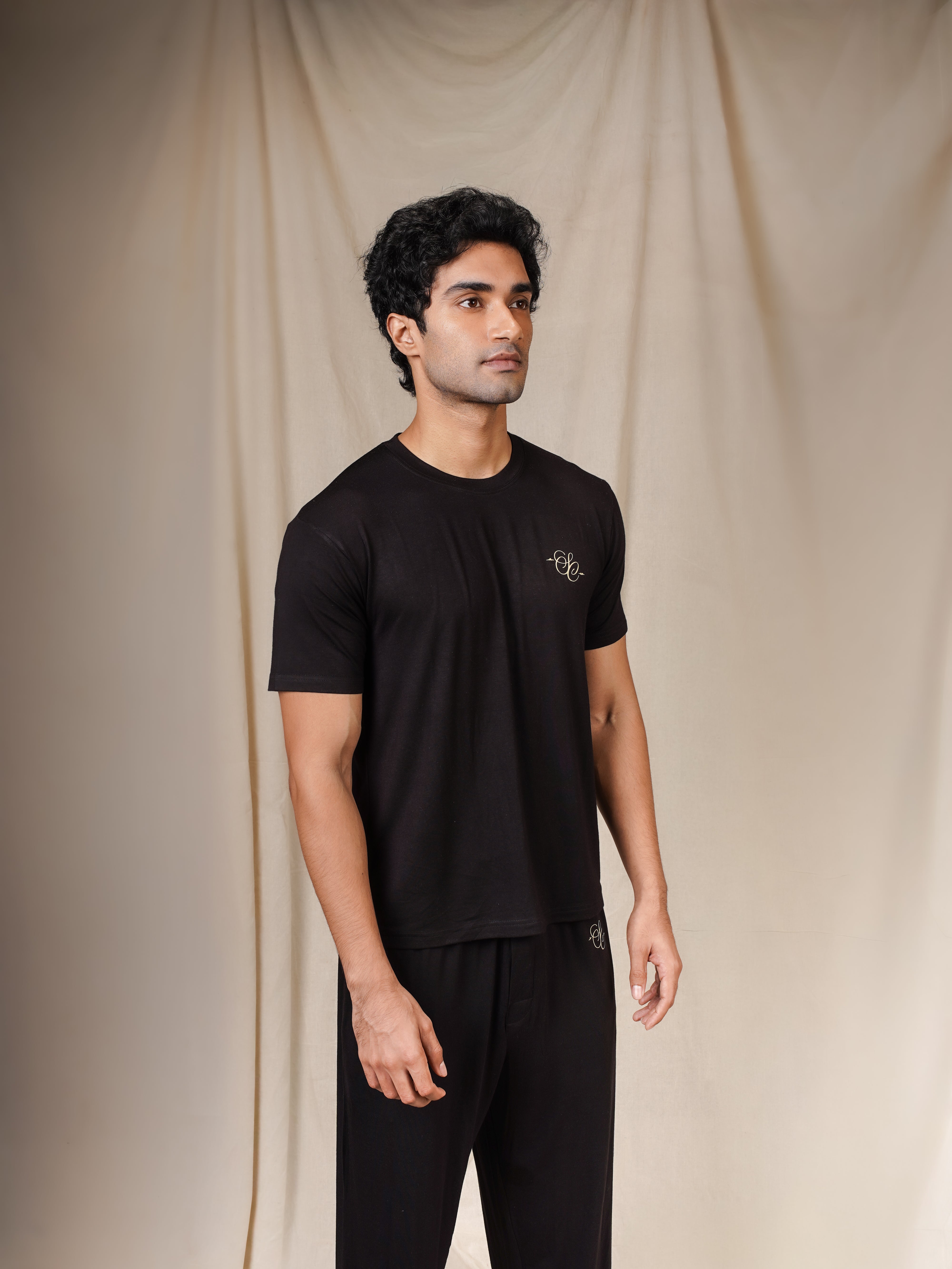 Men’s TENCEL™ Modal T Shirt & Pyjama Sleepwear Set