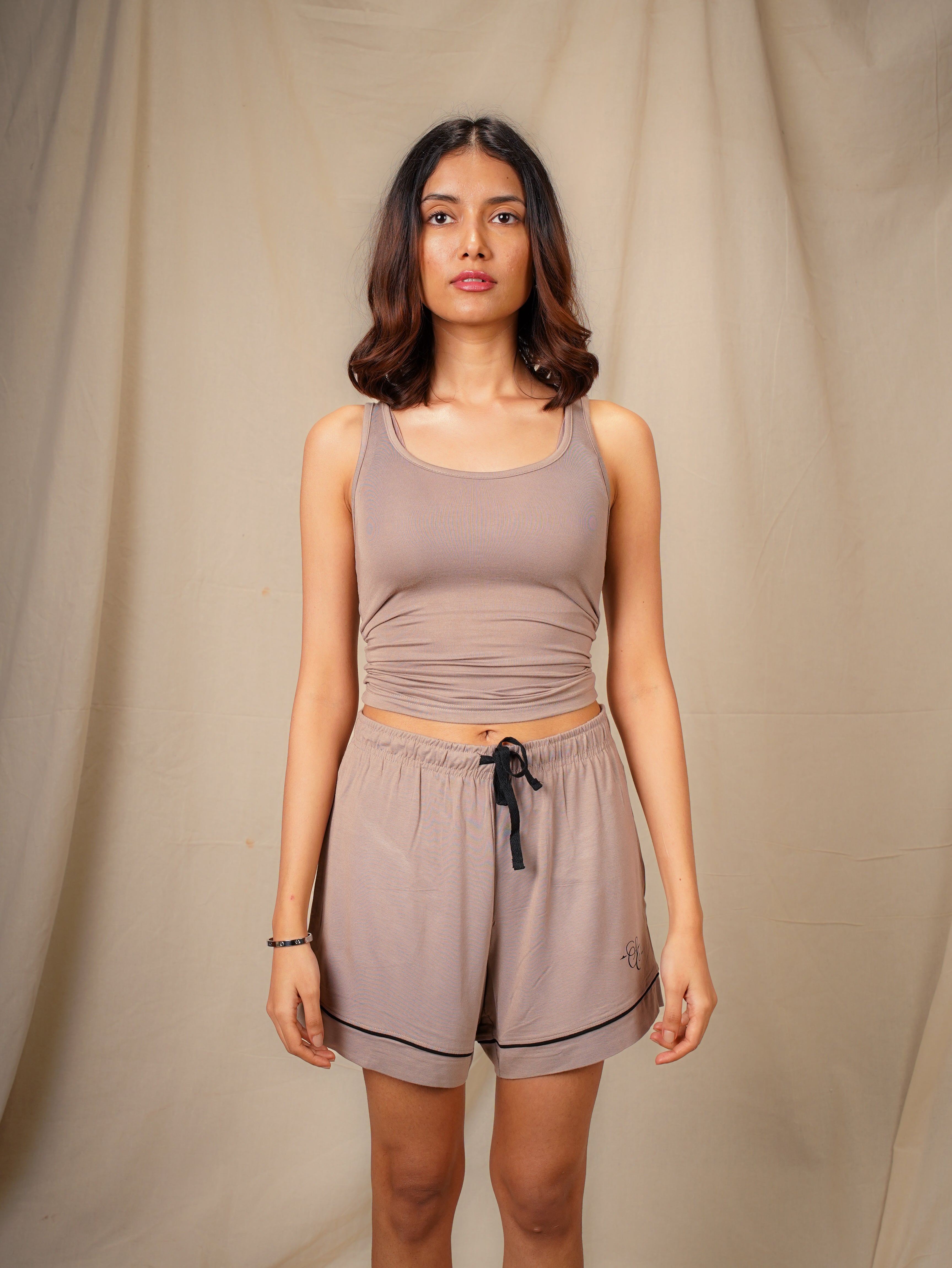 Women’s TENCEL™ Modal Tank & Shorts Sleepwear Set - Quiet Dawn