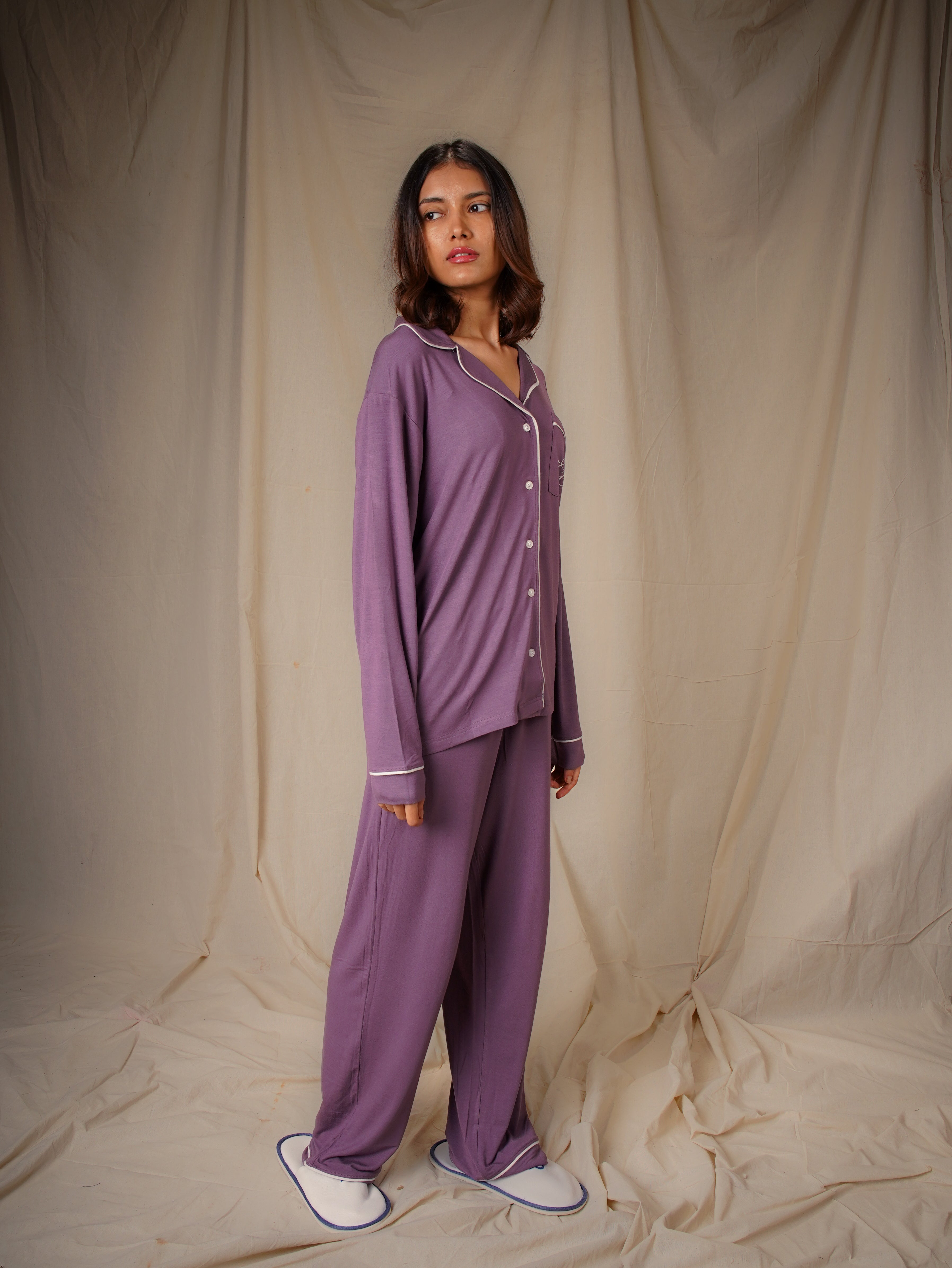 Women’s TENCEL™ Modal Long Sleeve & Pyjama Sleepwear Set