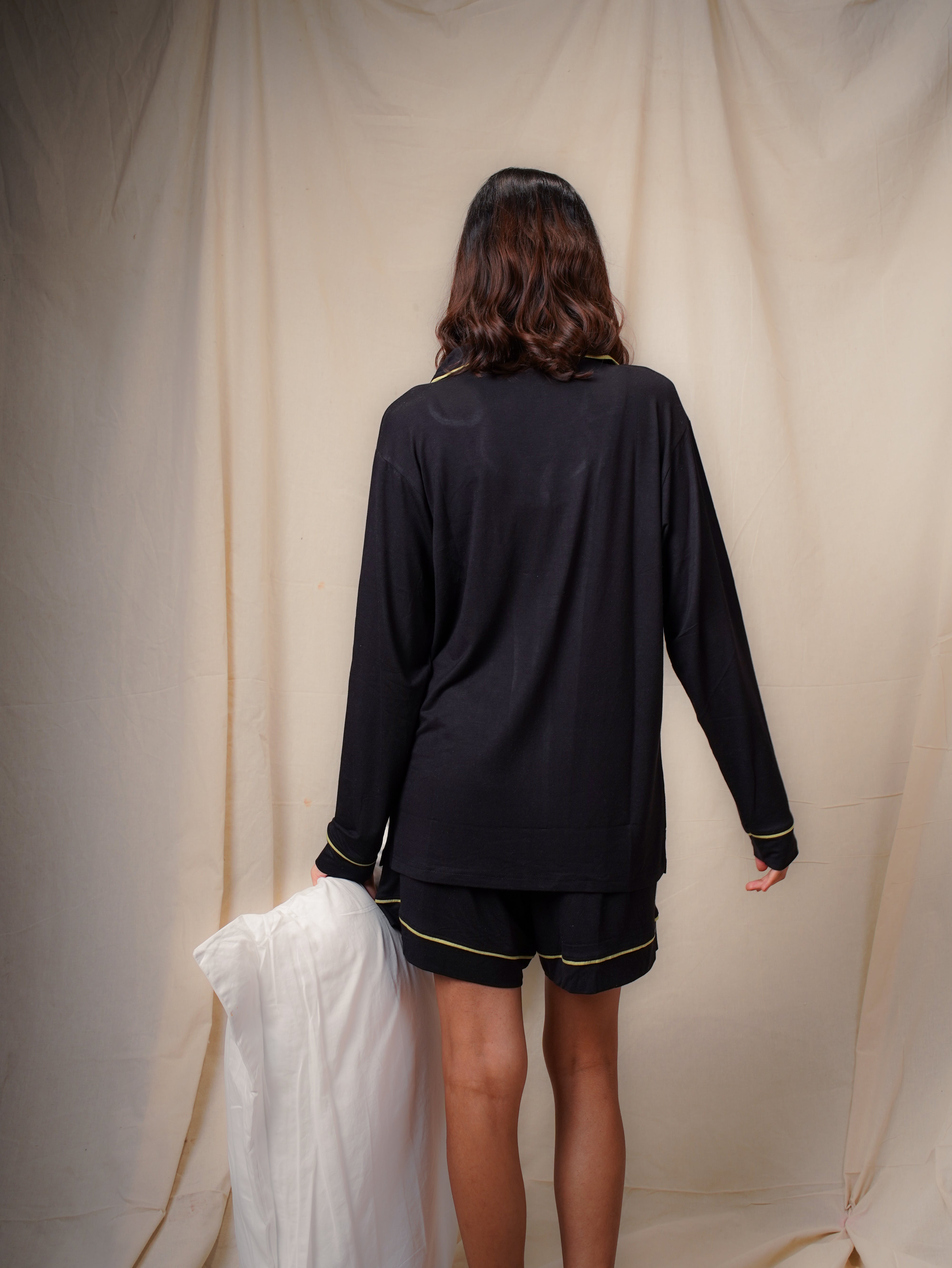 Women’s TENCEL™ Modal Long Sleeve & Shorts Sleepwear Set