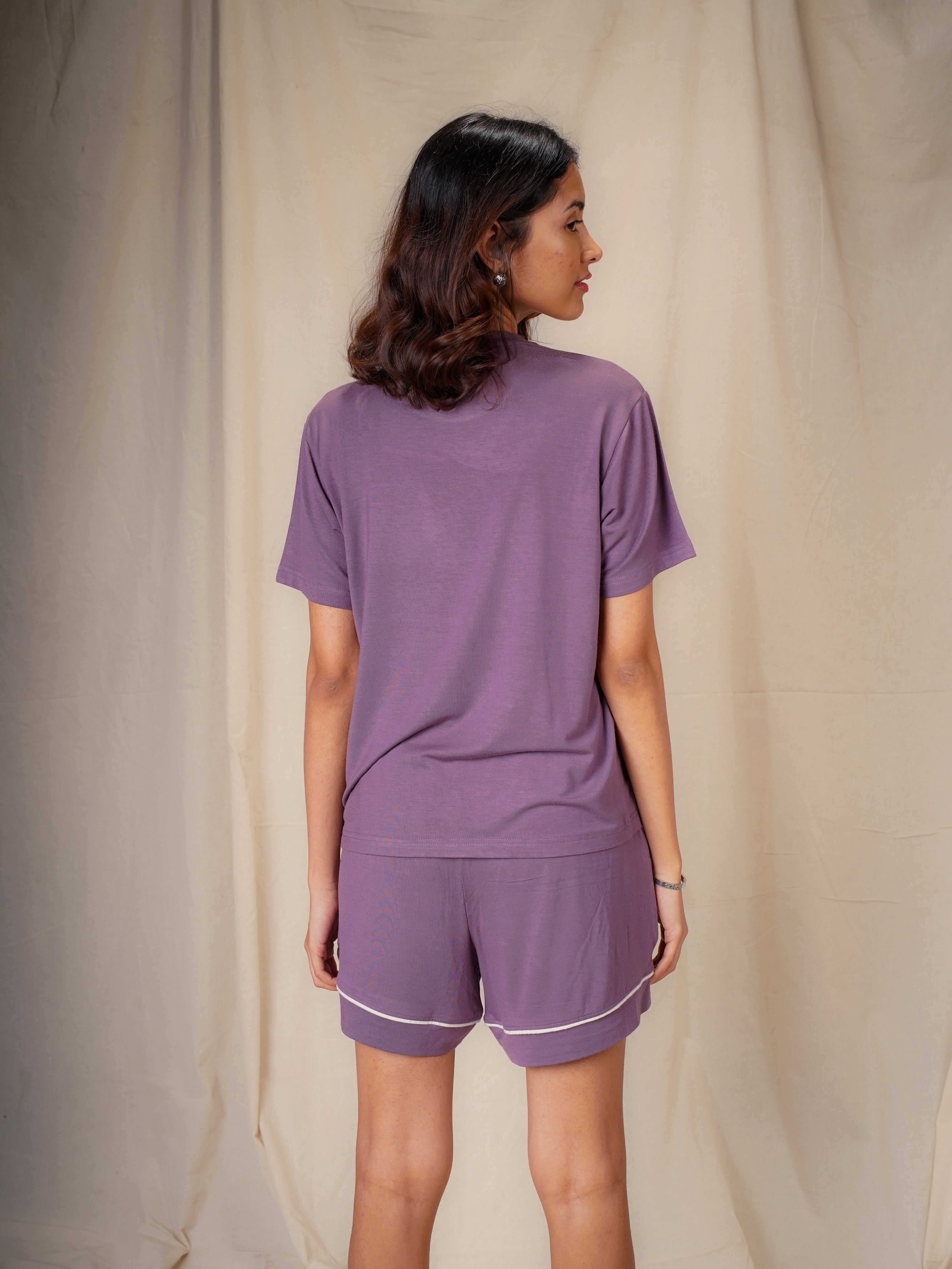 Women’s TENCEL™ Modal T Shirt & Shorts Sleepwear Set