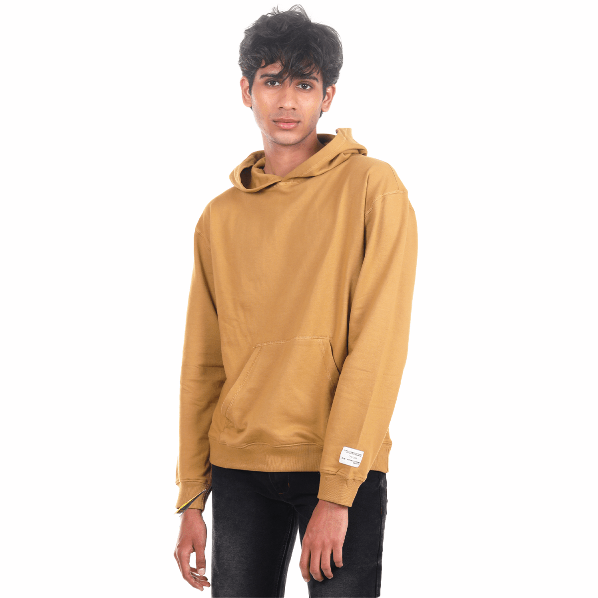 Lightweight Organic Cotton Hoodie - HONEYCOMB -