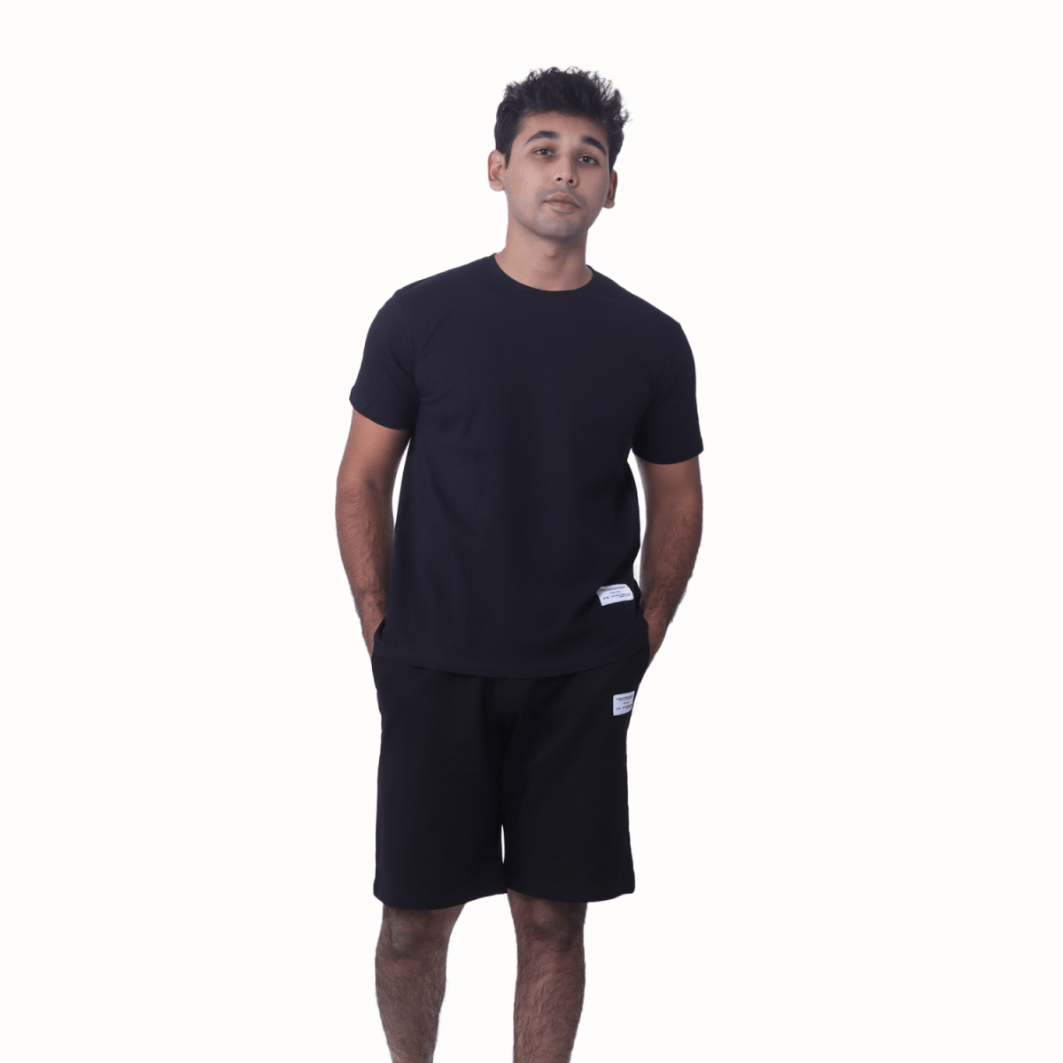 Organic Cotton Long Shorts - COAL -
