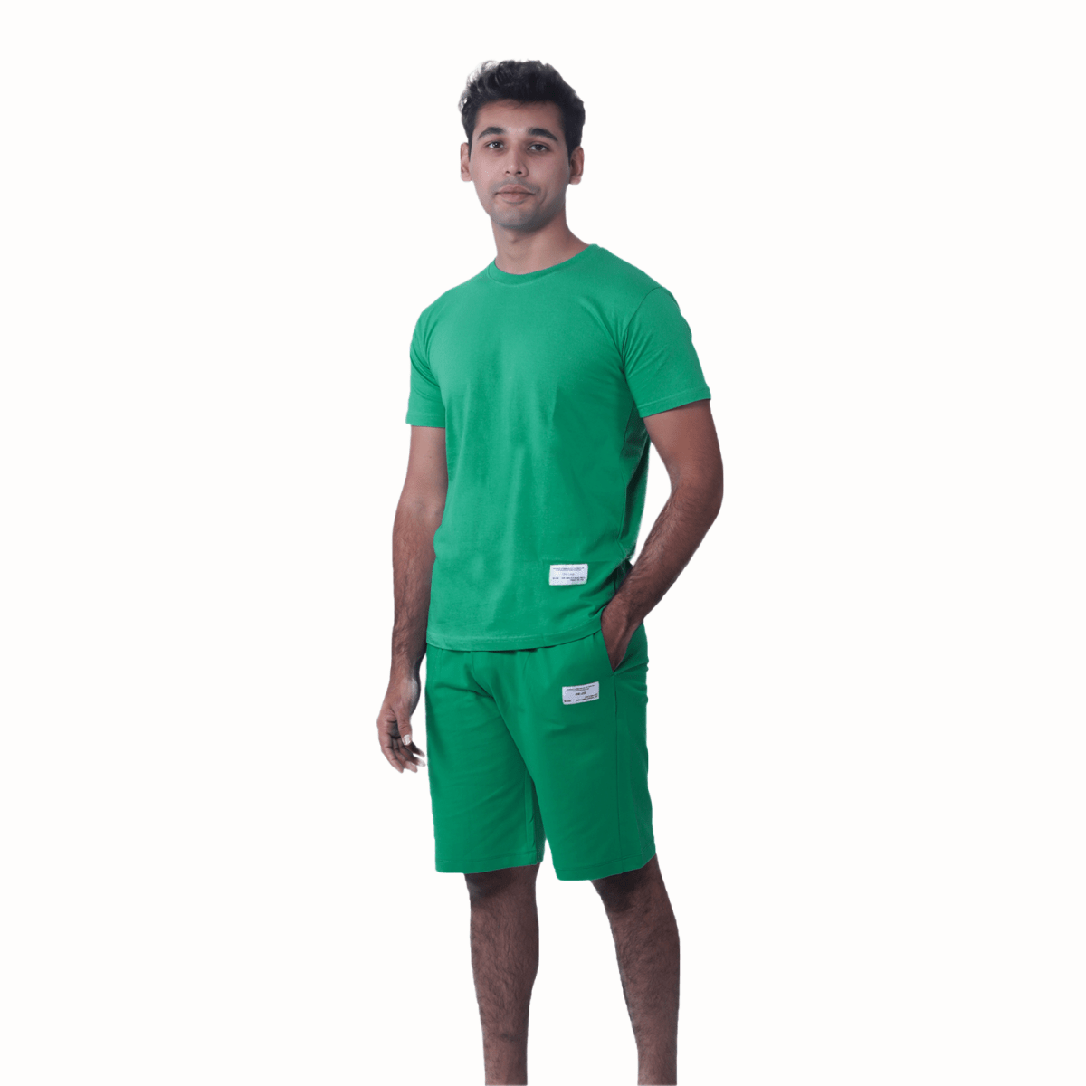 Organic Cotton Long Shorts - JUNGLE -