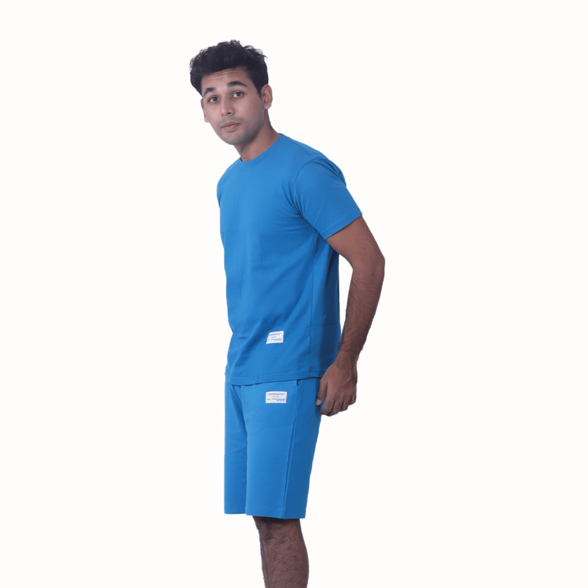 Organic Cotton Long Shorts - OCEAN -