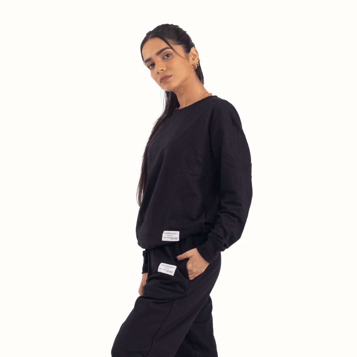 Organic Cotton Sweatshirt - COAL -