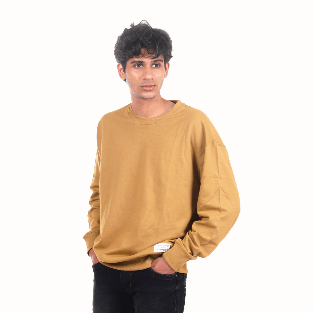 Organic Cotton Sweatshirt - HONEYCOMB -