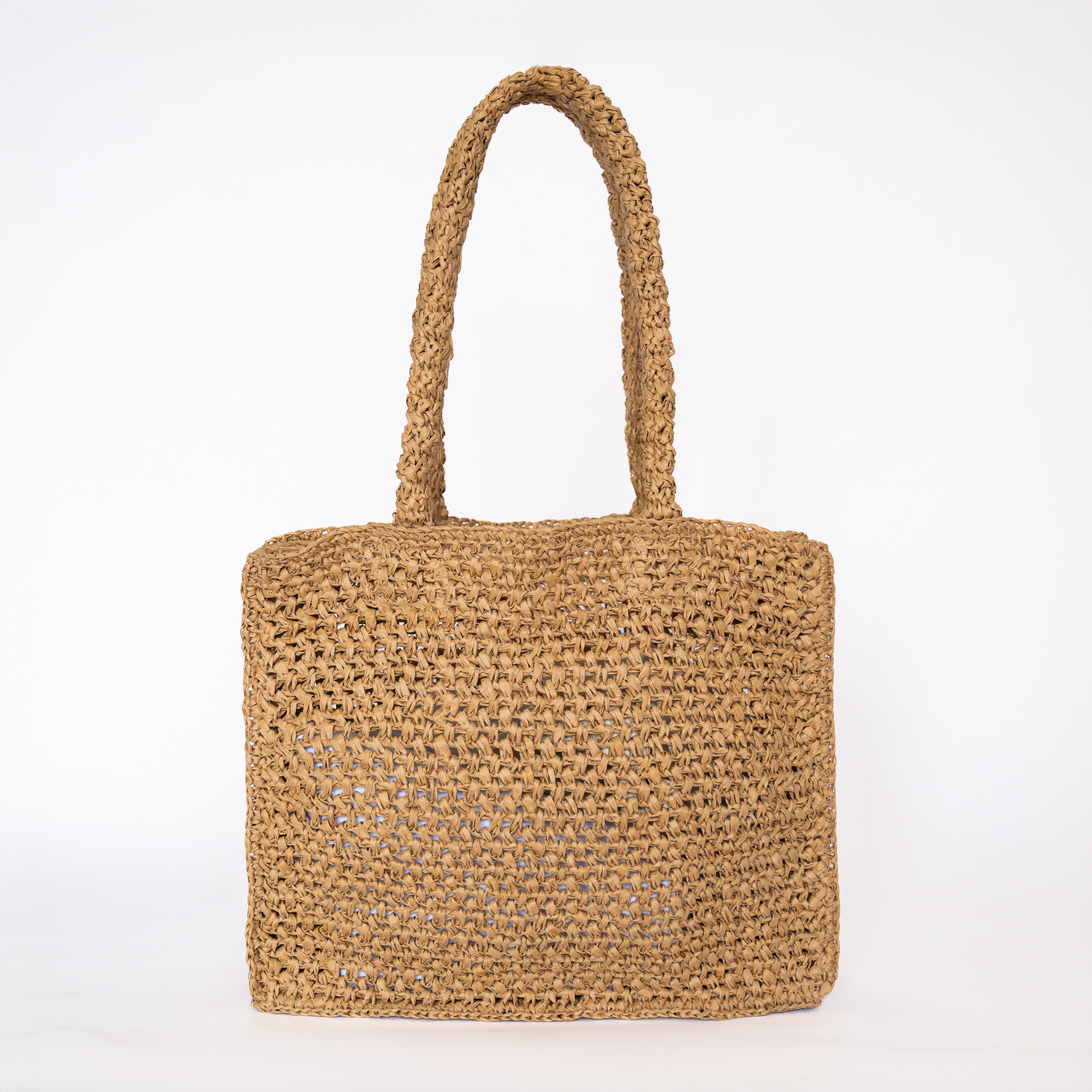 Raffia Tote Bag