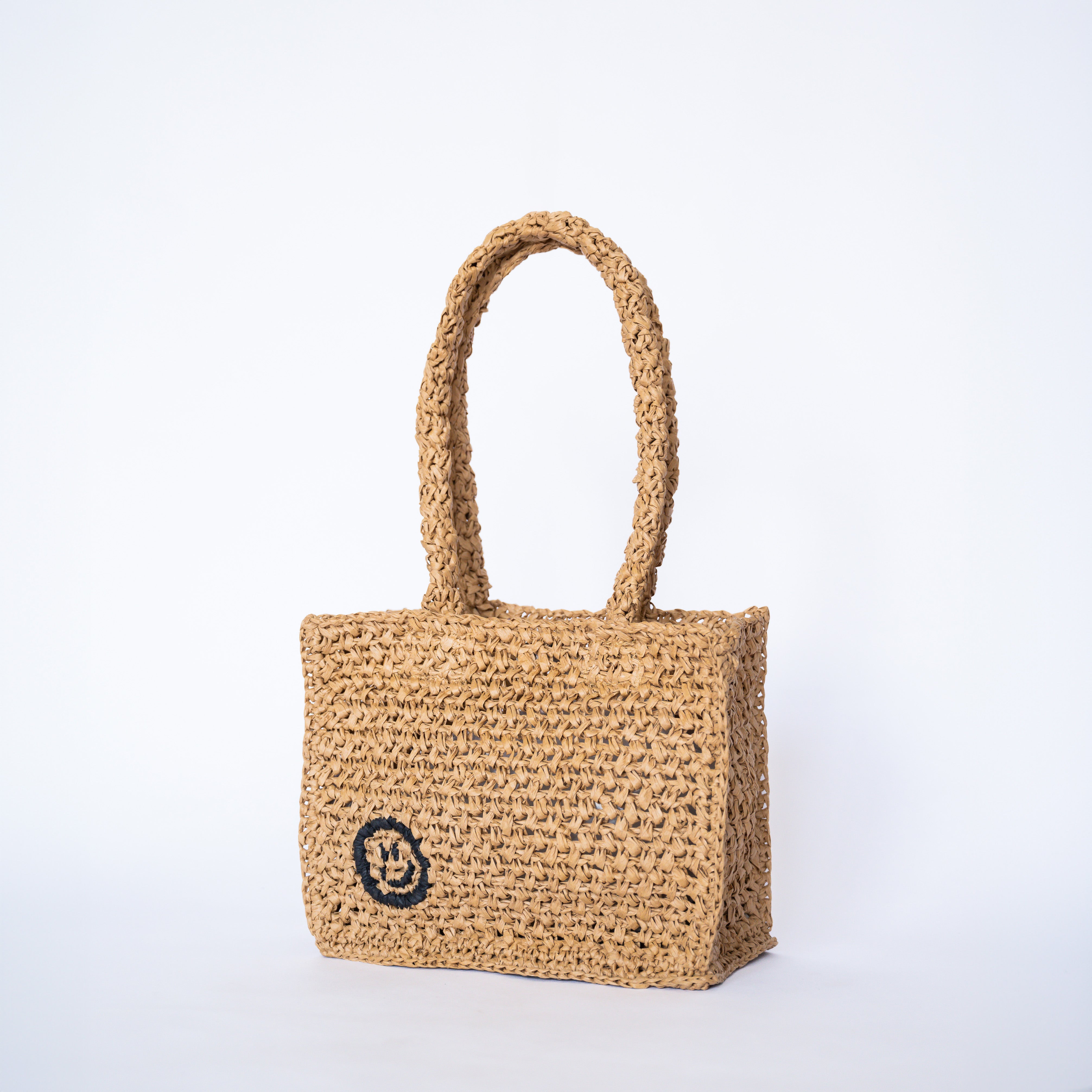 Raffia Mini Tote Bag