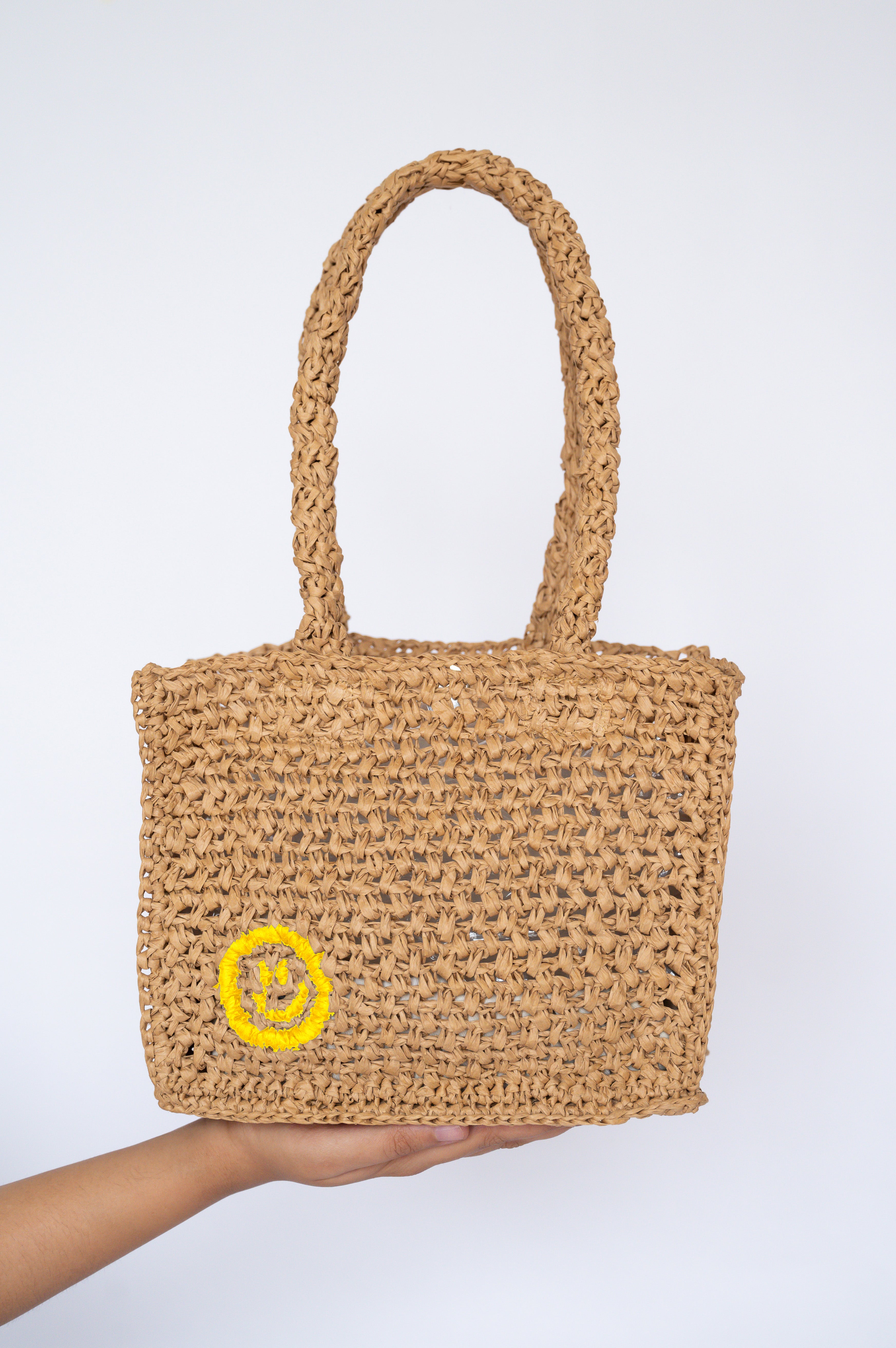 Raffia Mini Tote Bag