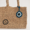 Raffia Keychain - Evil Eye