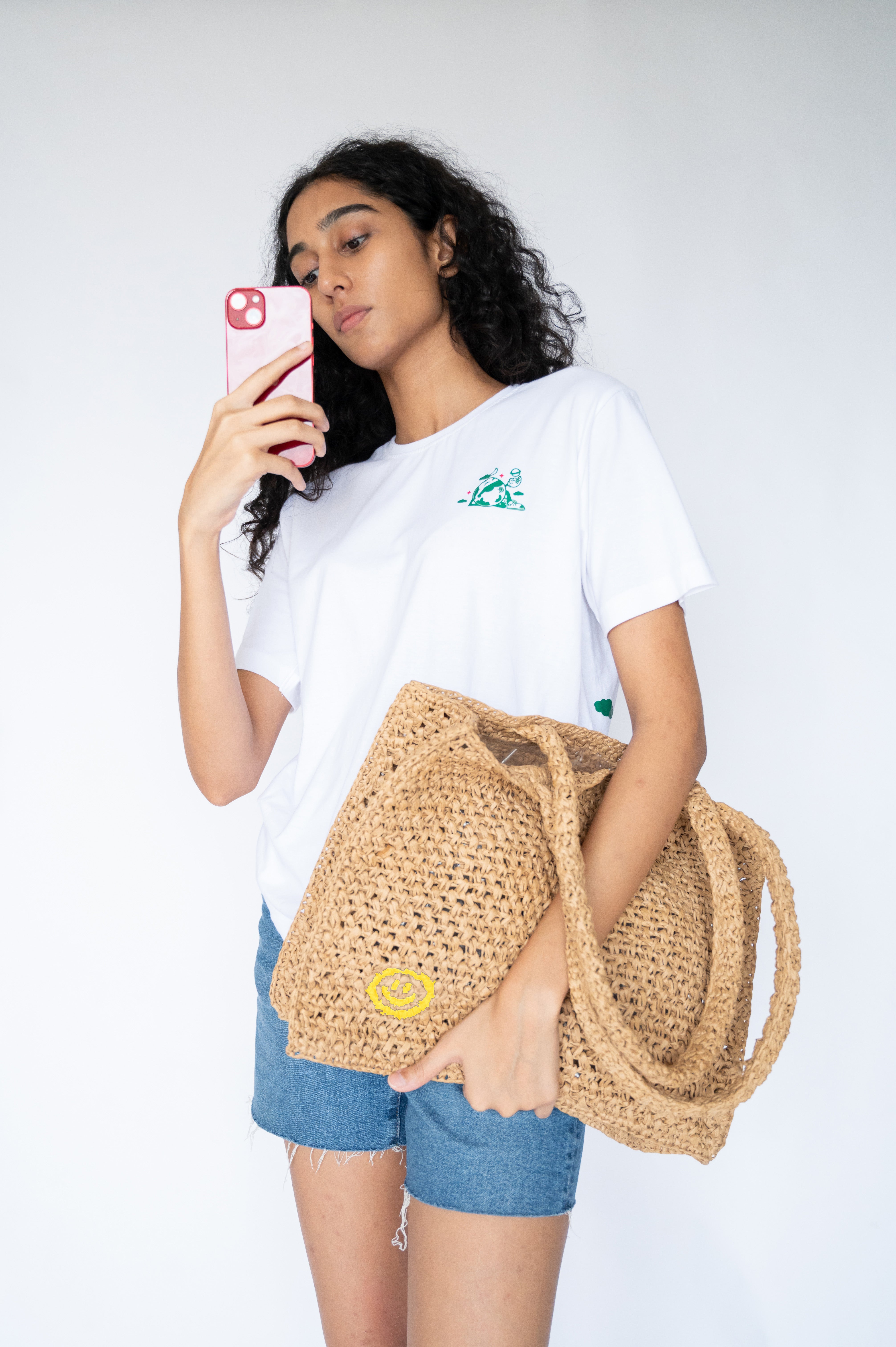 Raffia Tote Bag