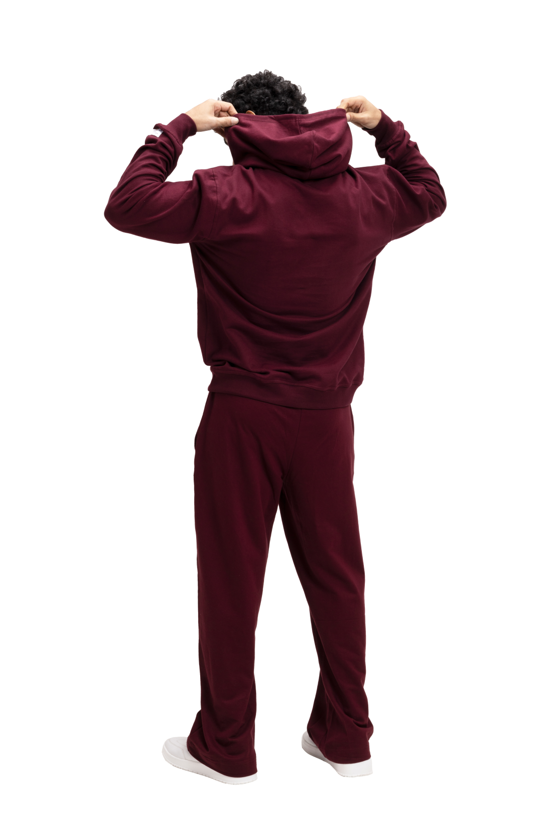 Organic Cotton Hoodie Unisex - CHERRY