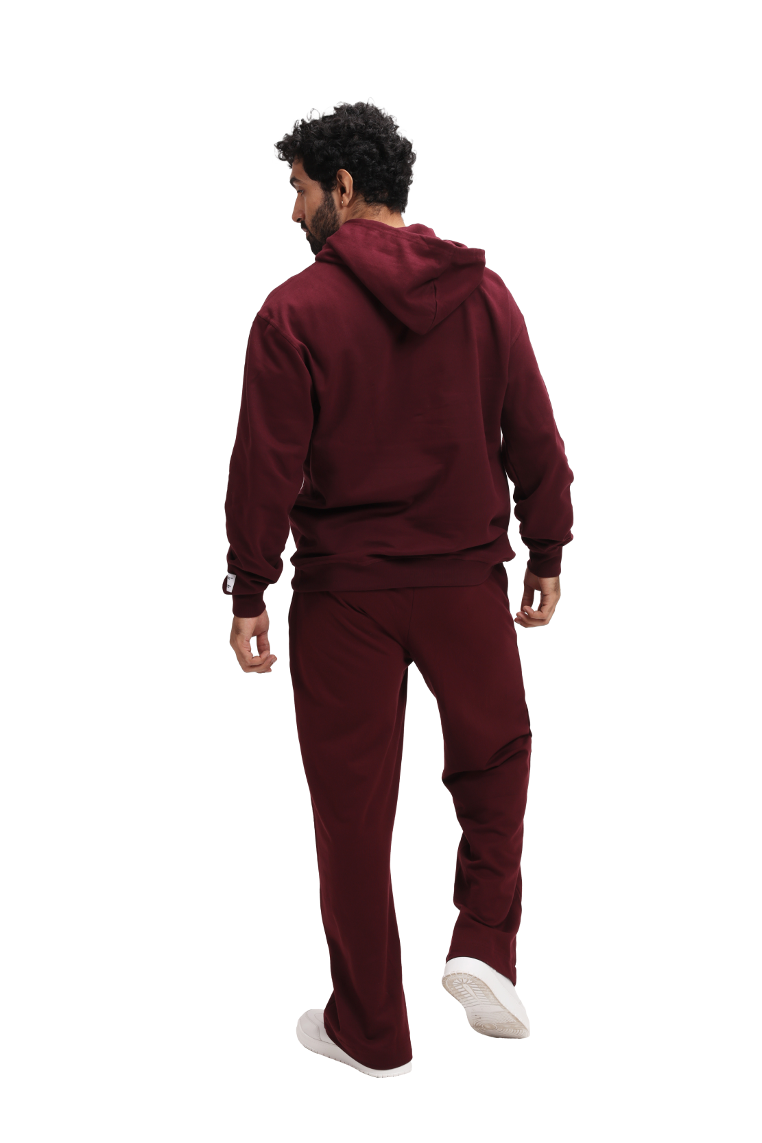 Organic Cotton Hoodie Unisex - CHERRY