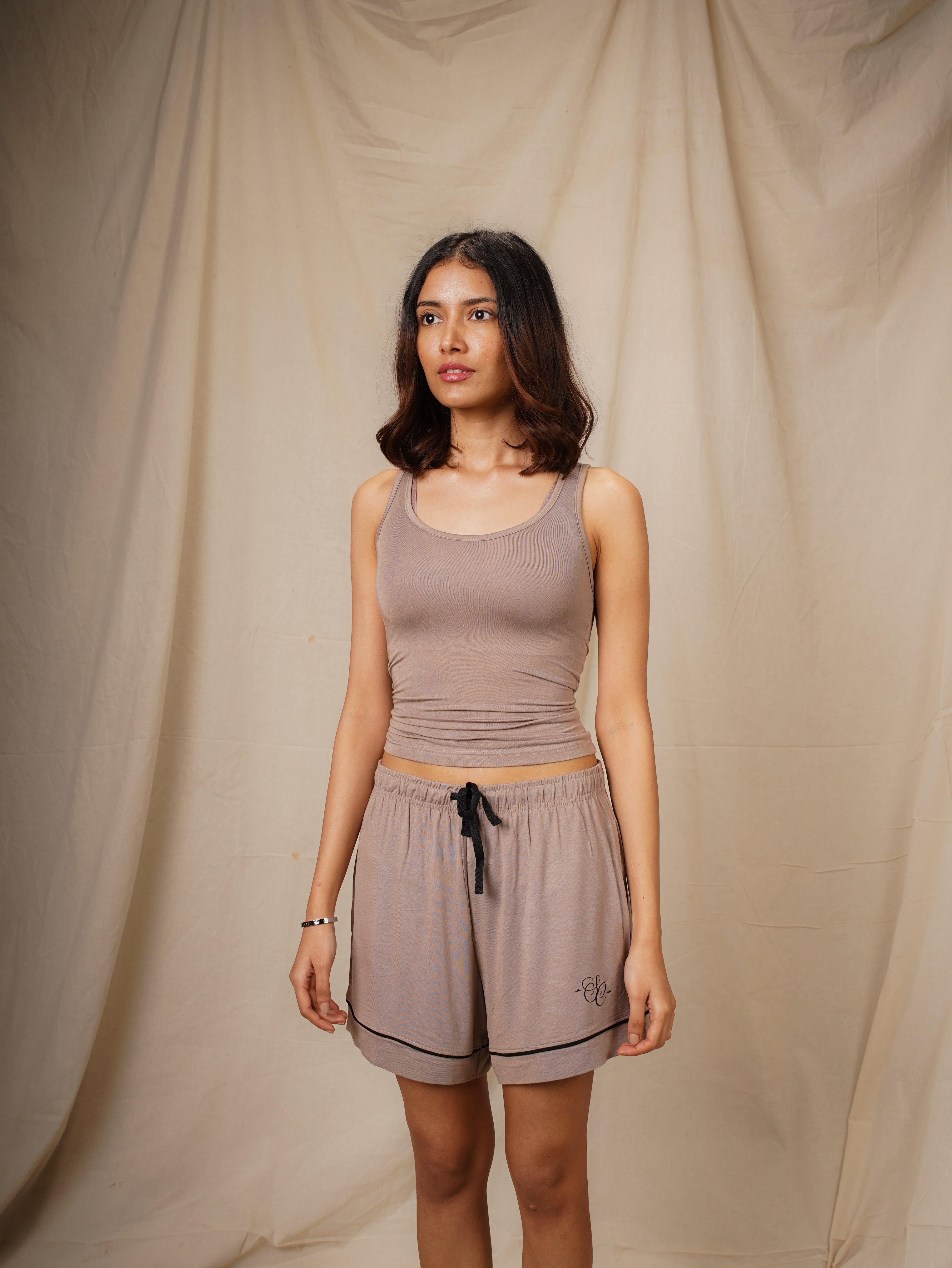 Women’s TENCEL™ Modal Tank & Shorts Sleepwear Set - Quiet Dawn