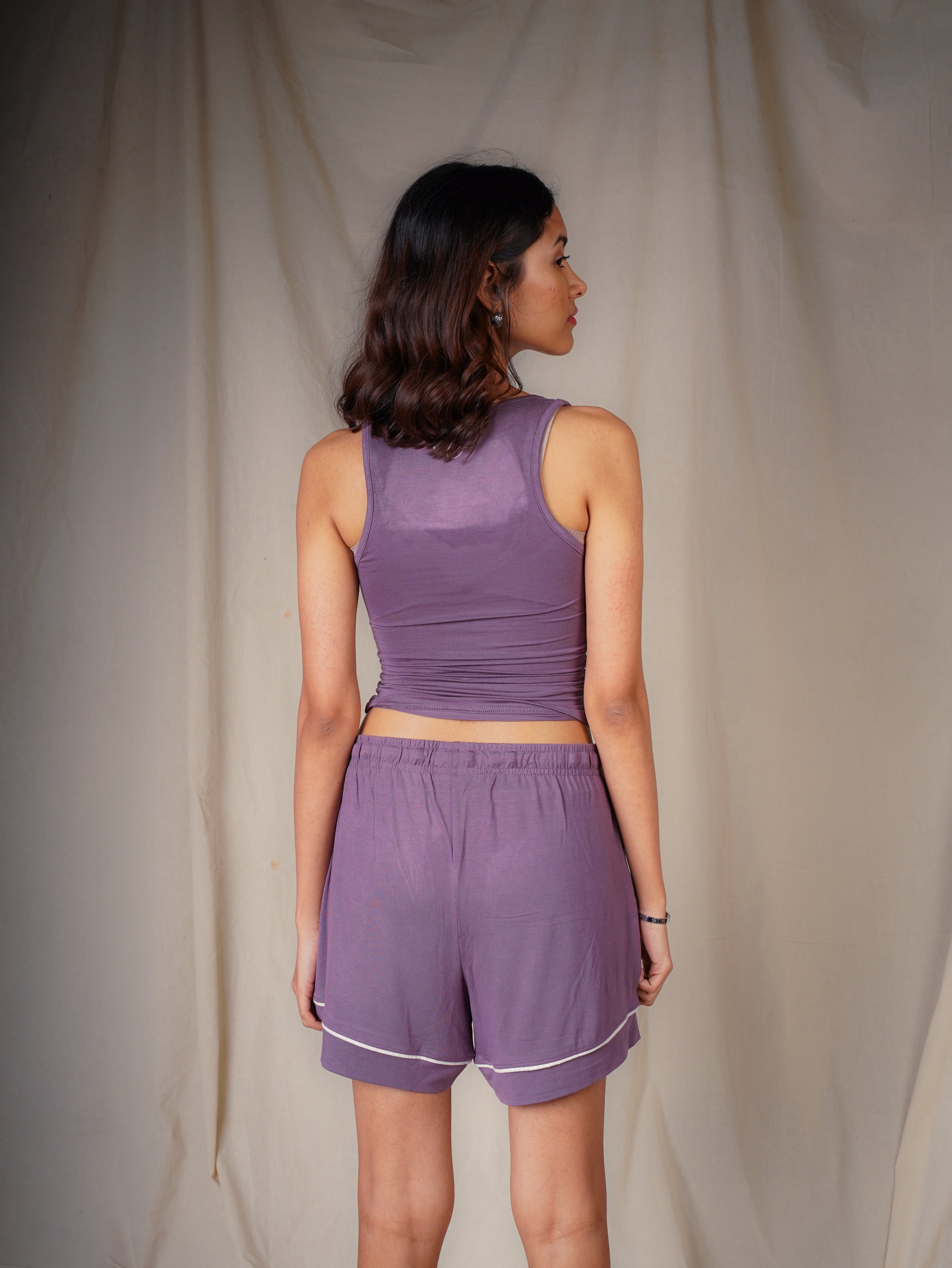 Women’s TENCEL™ Modal Tank & Shorts Sleepwear Set - Evening Muse