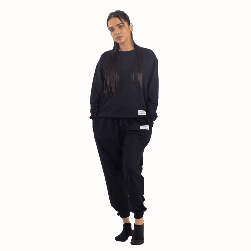 Organic Cotton Sweatpants - COAL -