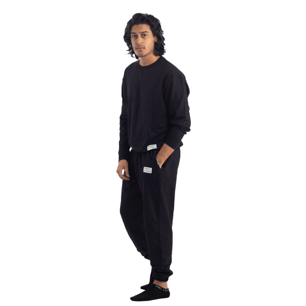 Organic Cotton Sweatpants - COAL -
